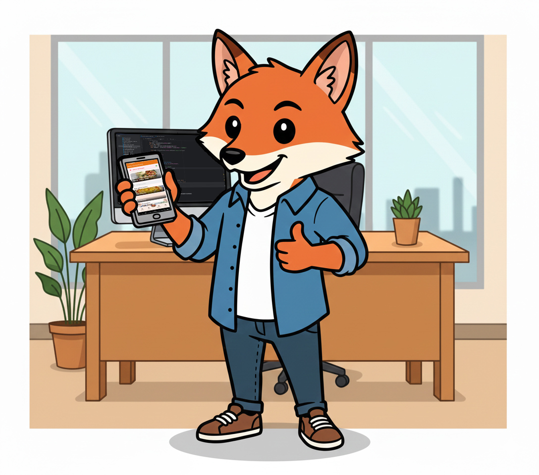 FlexyFox bei der Arbeit